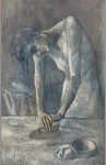 PicassoB&W-woman ironing