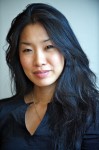 3/27/11. Poet laureate Tina Chang on Fifth Ave in Brooklyn